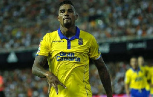 KP Boateng Celebrates Goal