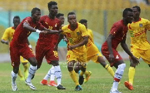 1-1 it ended between Ghana and Benin