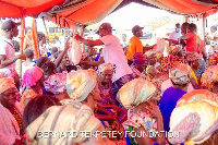 The foundation feted over 400 aged widows and orphans