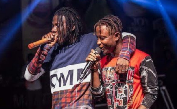 Kelvyn Boy [R] sees Stonebwoy [L] as his godfather