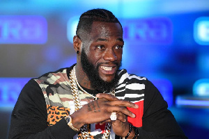 Former WBC Heavyweight champion, Deontay Wilder