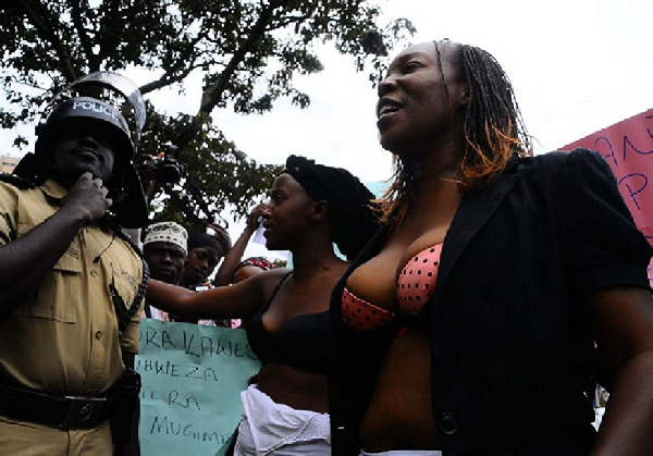 Barbara Allimadi became known for the infamous ‘bra protest’ in Uganda. Photo: Observer Ug