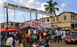 KUMASI MARKET ENTRANCE