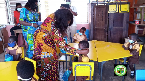 The MCE made this remark when she toured some Public Basic Schools to mark