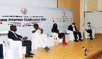 Some panelists seated during the GISPA conference