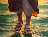 Jesus walks on the sea