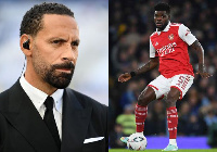 Manchester United legend, Rio Ferdinand and Arsenal's Thomas Partey