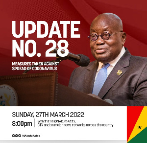 President Akufo-Addo is expected to announce a date for the reopening of Ghana's borders