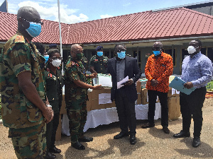 The GUPC donated some PPE to Effia Nkwanta and 37 Military Hospital