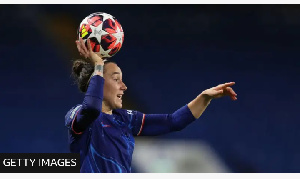 Lucy Bronze won back-to-back Champions League titles with Barcelona in 2023 and 2024