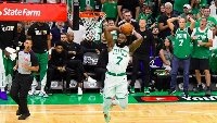 Jaylen Brown was one of six Celtics' players to score double figures