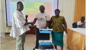 The MP During The Donation Exercise 