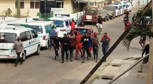 Some  angry residents of  La-Dadekotopon Municipality