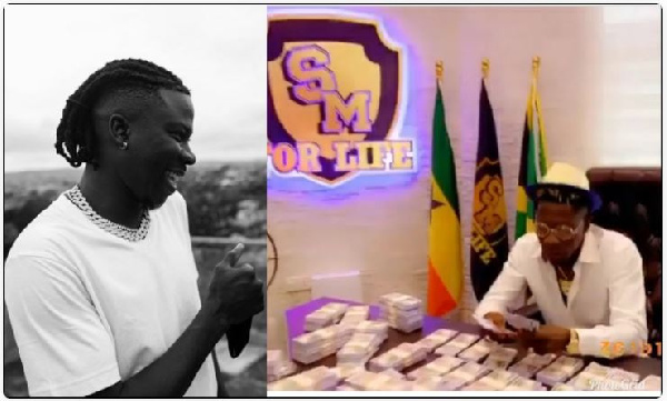 Stonebwoy (L) and Shatta Wale