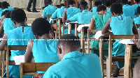 File photo: Some students writing the examinations