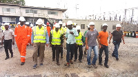 Energy Minister, John Peter Amewu tours Takoradi Regulating and Metering Station