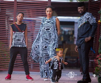 Elikem Kumordzi with family