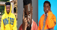 [L-R]: Strongman, Sarkodie, Kweku Smoke