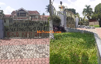 The residence of Mr Amoabeng being investigated by EOCO