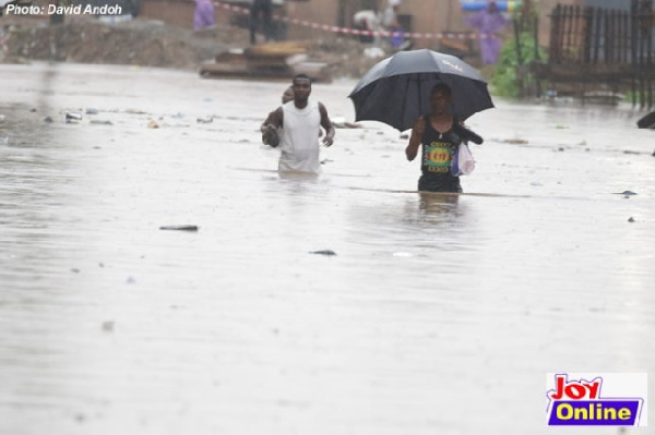 Parts of Accra flood whenever there is downpour