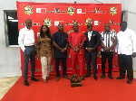 Officials of GAF and HD Plus at the launch of the competition