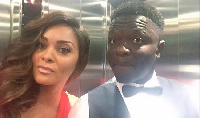 Menaye Donkor with her husband, Sulley Muntari