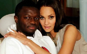 Sulley Muntari and Menaye Donkoh