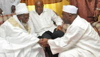 Akufo Addo, Dr. Bawumia and Chief Imam