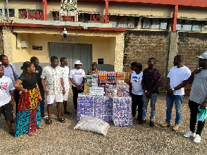 WOFASEM Motors donating to the Nsawam Female Prison