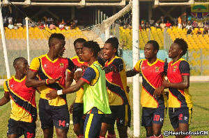 Hearts play Aduana in the G6 Tournament finals