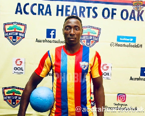 Accra Hearts of Oak striker, Kofi Kordzi