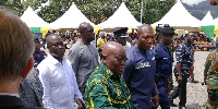 President Nana Addo Akufo-Addo was at the Ohum festival at Kibi.