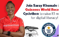 Saray Khumalo have set a Guinness World Record for the most money raised during a?fundraiser