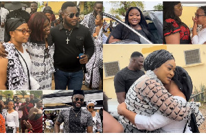 Martha Ankomah, Gloria Sarfo, Kalsoume Sinare, Prince David Osei and many others were at the funeral