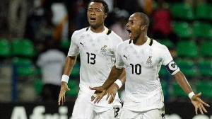 Jordan Ayew and Ande Ayew (R)