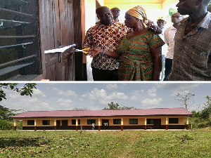 The new school building has a headteacher