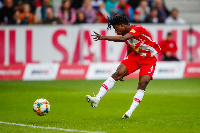 Majeed Ashimmeru is delighted by Red Bull Salzburg's big win over Altach