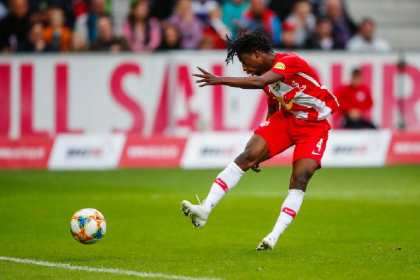 Majeed Ashimmeru is delighted by Red Bull Salzburg's big win over Altach