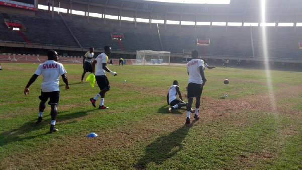 Black Stars training