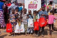 Over 800 people were supported with foods and drinks from within the Madina Community