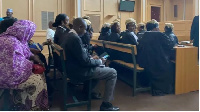 During di court hearing on Monday 14 February, lawyers show up for di first time