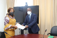 Ayorkor Botchwey received credentials of Ethiopian Ambassador-designate