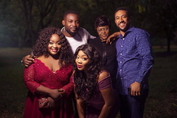 Roselyn Ngissah, Peter Richie, Ingrid Alabi, Mina and Majid Michel