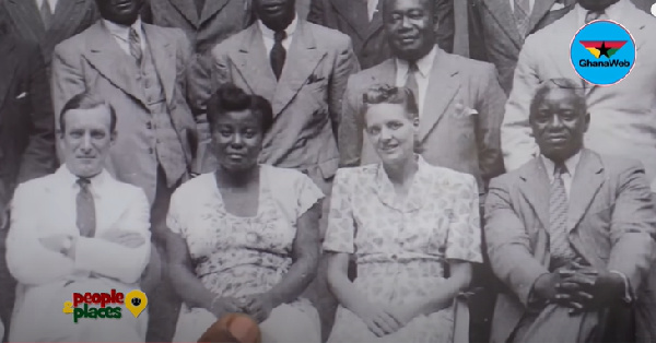 Seated second from the left is Adeline, mother of President Nana Akufo-Addo