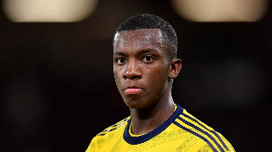 Arsenal striker Eddie Nketiah