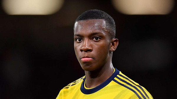 Arsenal striker Eddie Nketiah