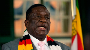 Zimbabwean President Emmerson Mnangagwa