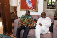 Akufo-Addo with Ken Ofori-Atta