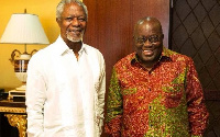 President Nana Addo Dankwa Akufo-Addo and the late Kofi Annan