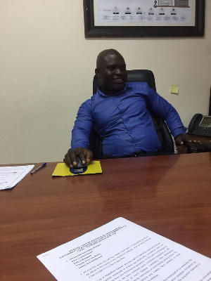 Stephen Adjei, Senior Manager for Sustainability at Iduapriem Mine of Anglogold Ashanti